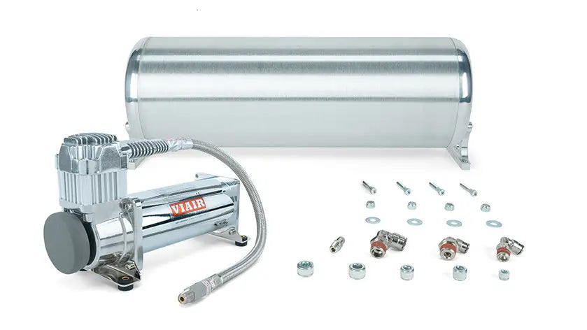 18" FLO Tank & 444C Chrome Compressor